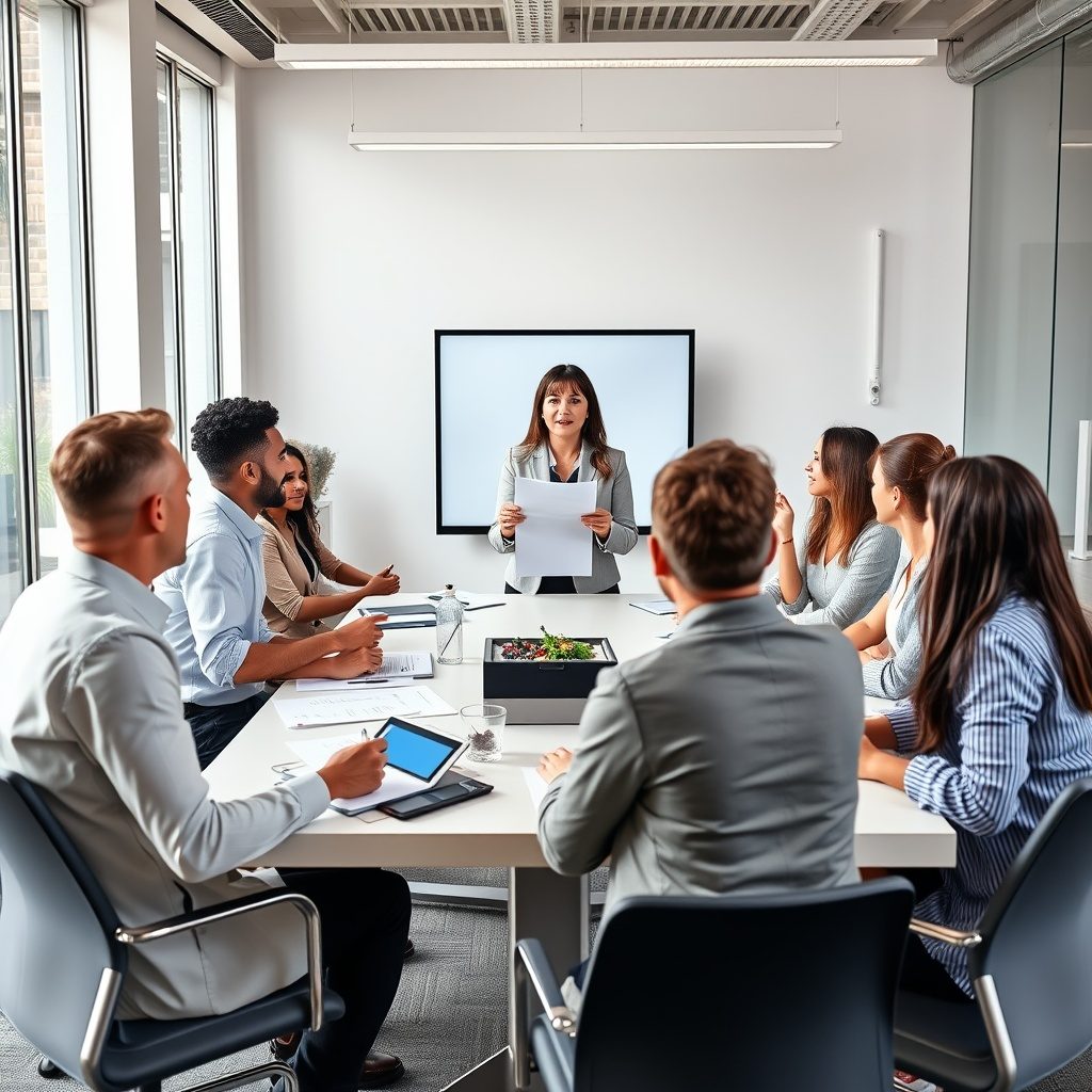 Management training session in progress